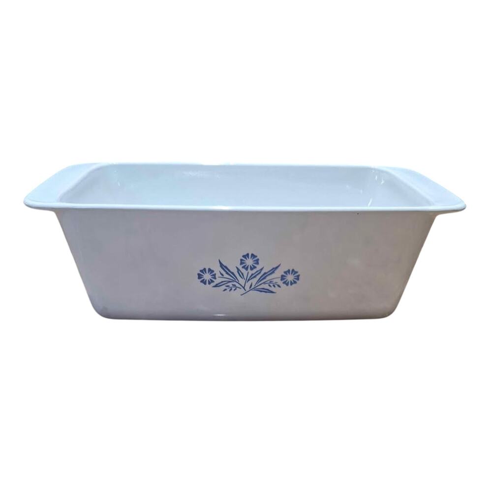 Corning Ware Blue Cornflower Bread Loaf Pan